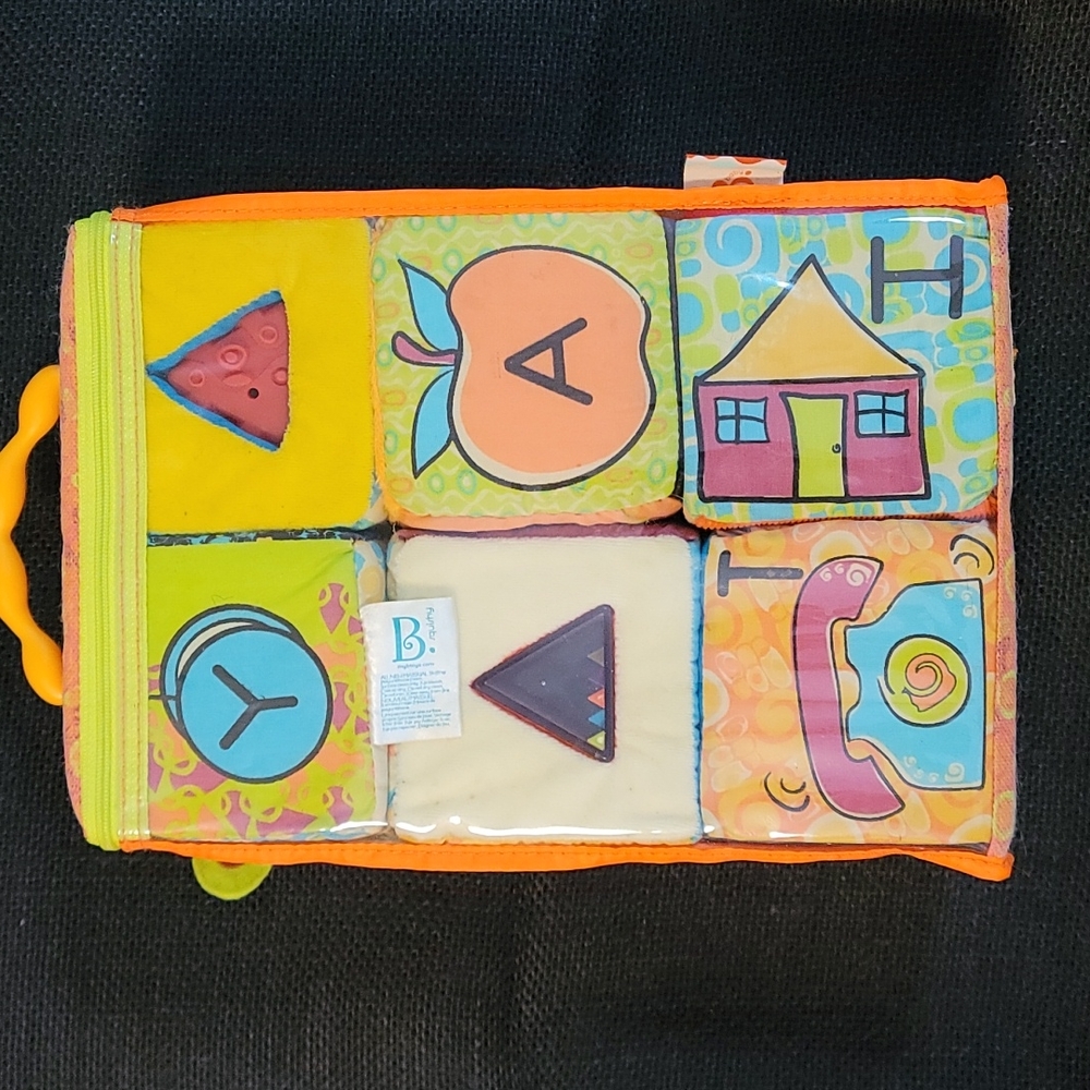 ABC BLOCK PARTY 6PCS, blocks, soft, baby